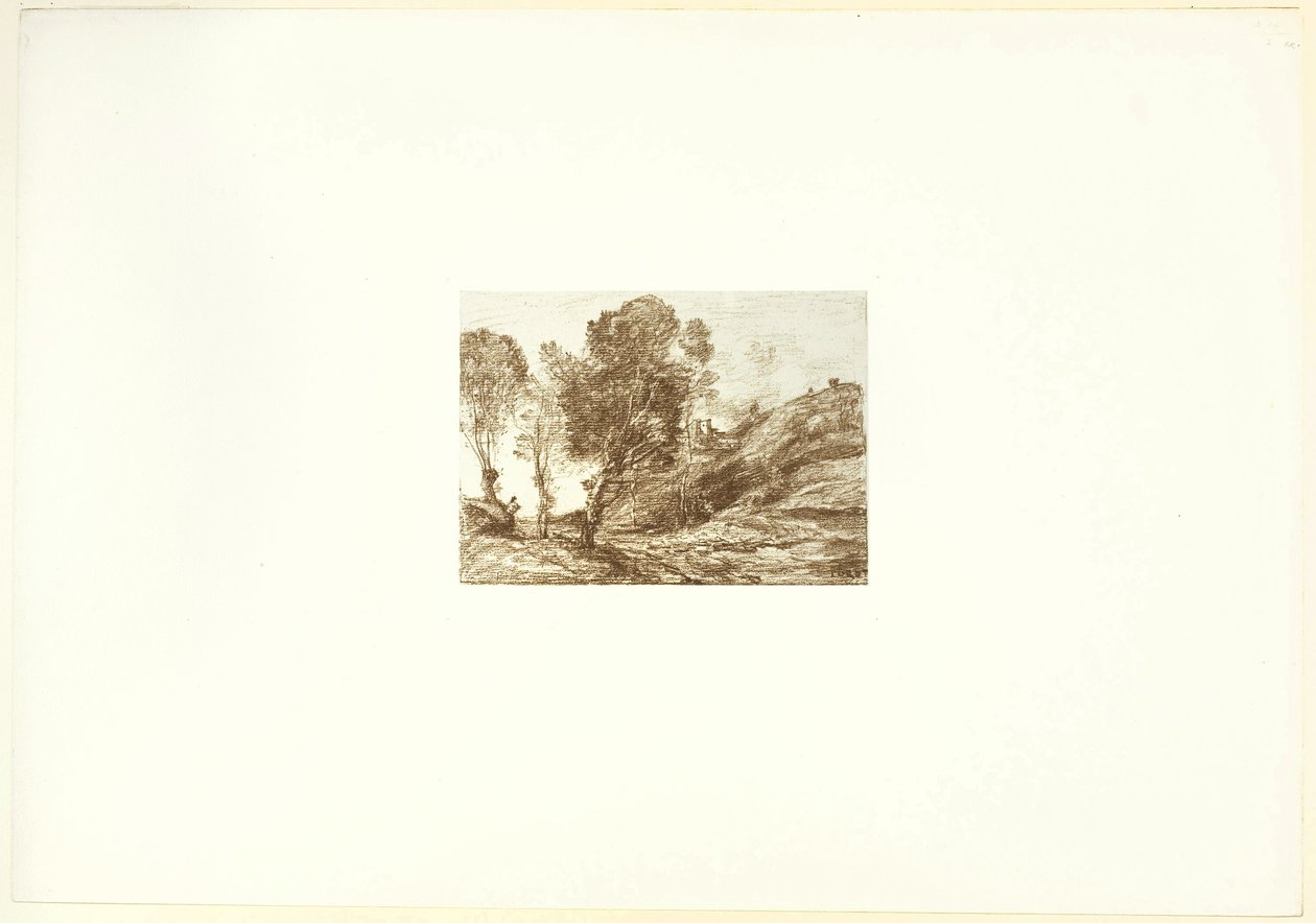 Erindring om Italien af Jean Baptiste Camille Corot