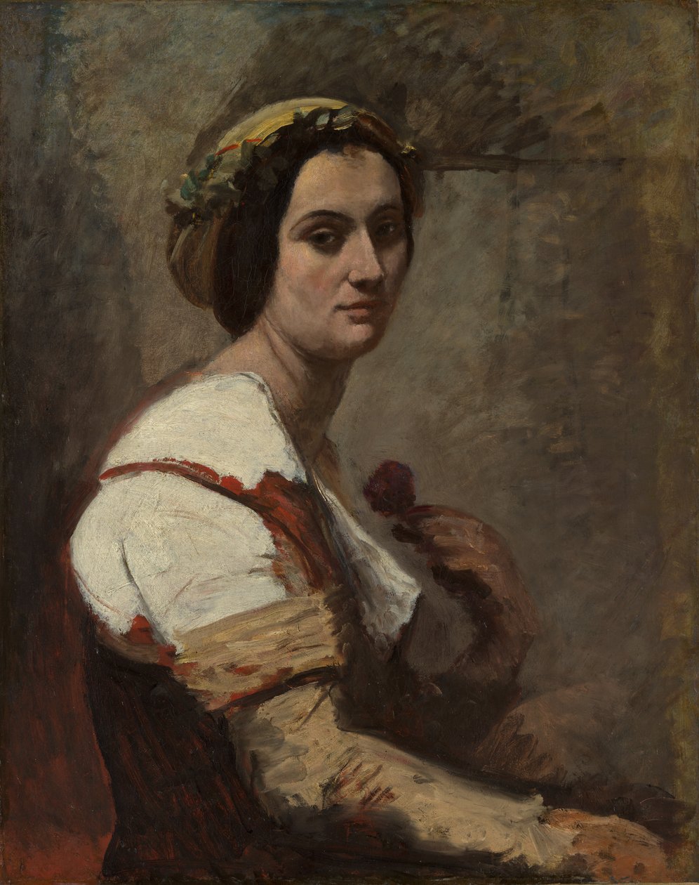 Sibyl, ca. 1870. af Jean Baptiste Camille Corot