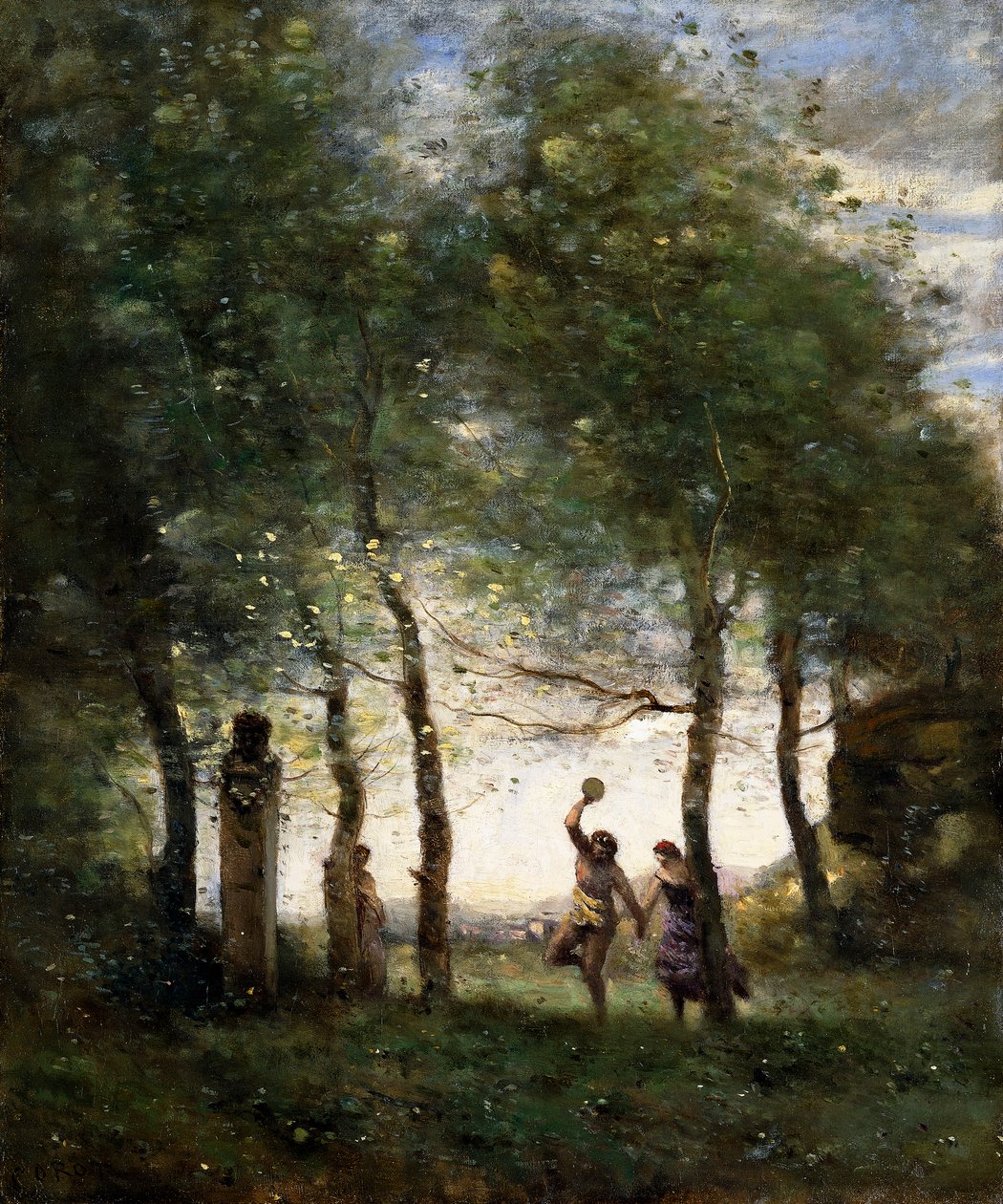 Lille Bachnale, 1874 af Jean Baptiste Camille Corot