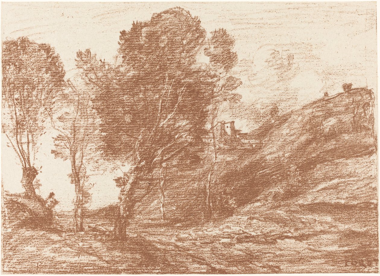 Souvenir fra Italien af Jean Baptiste Camille Corot