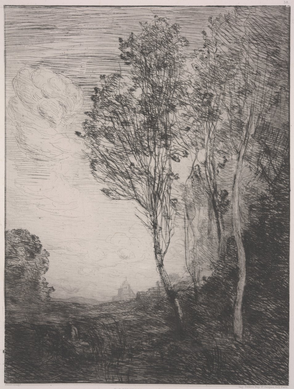 Souvenir fra Italien af Jean-Baptiste-Camille Corot