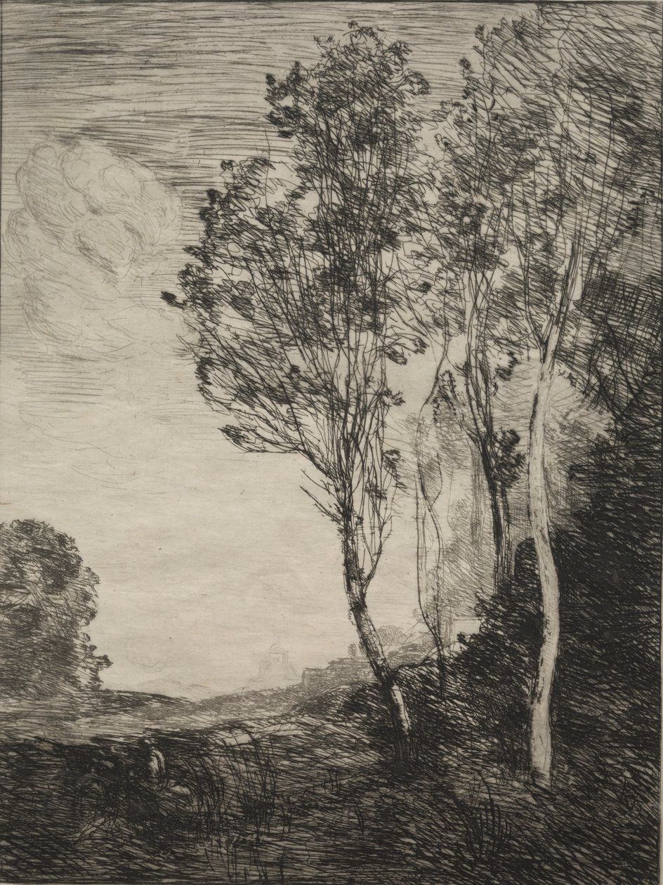 Souvenir fra Italien af Jean Baptiste Camille Corot