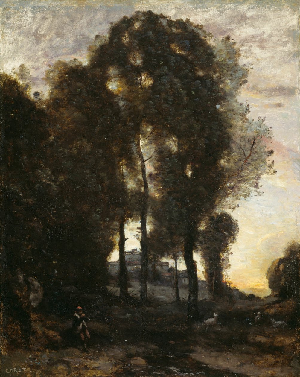 Souvenir af Italien af Jean Baptiste Camille Corot