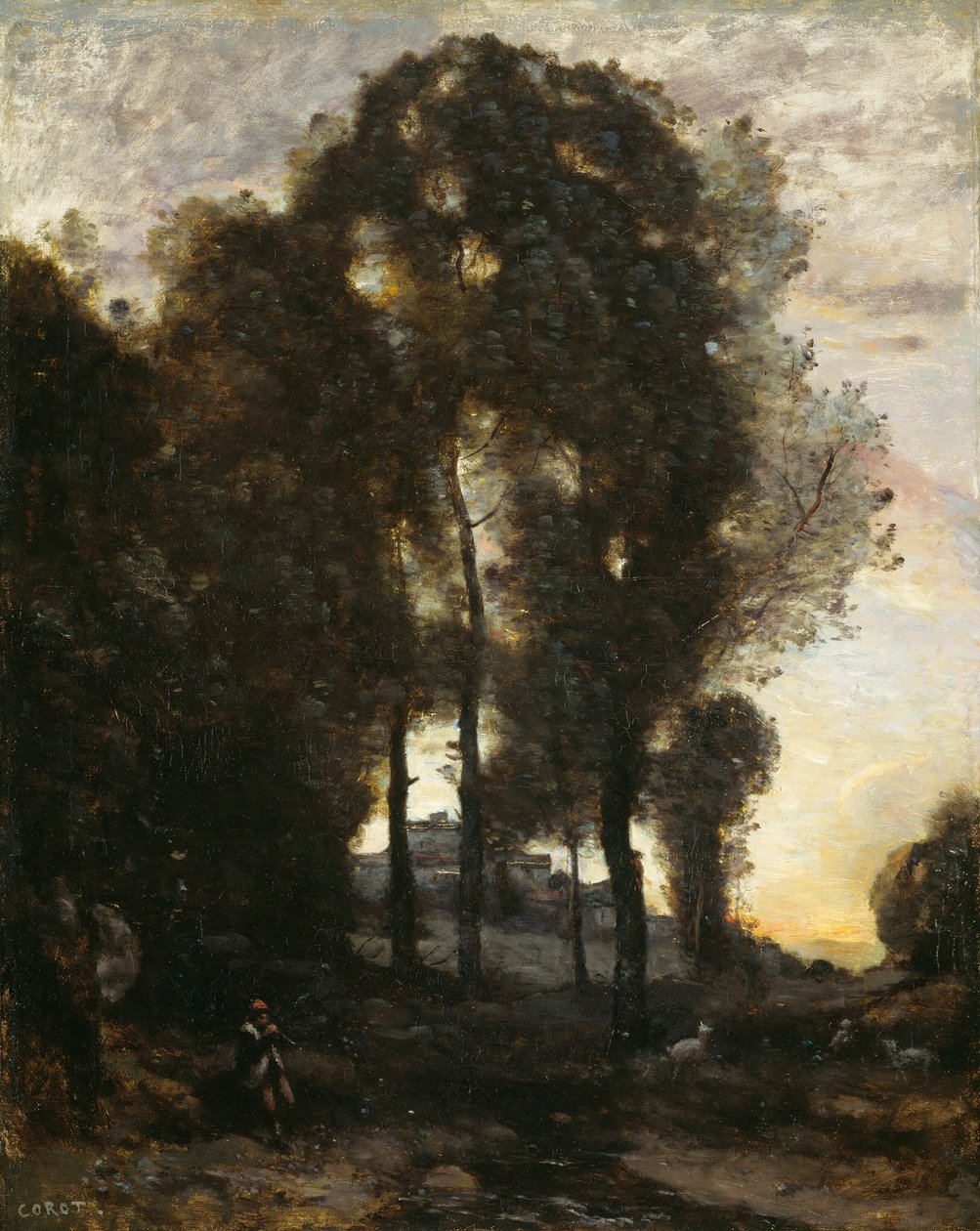 Souvenir fra Italien, 185560. af Jean Baptiste Camille Corot