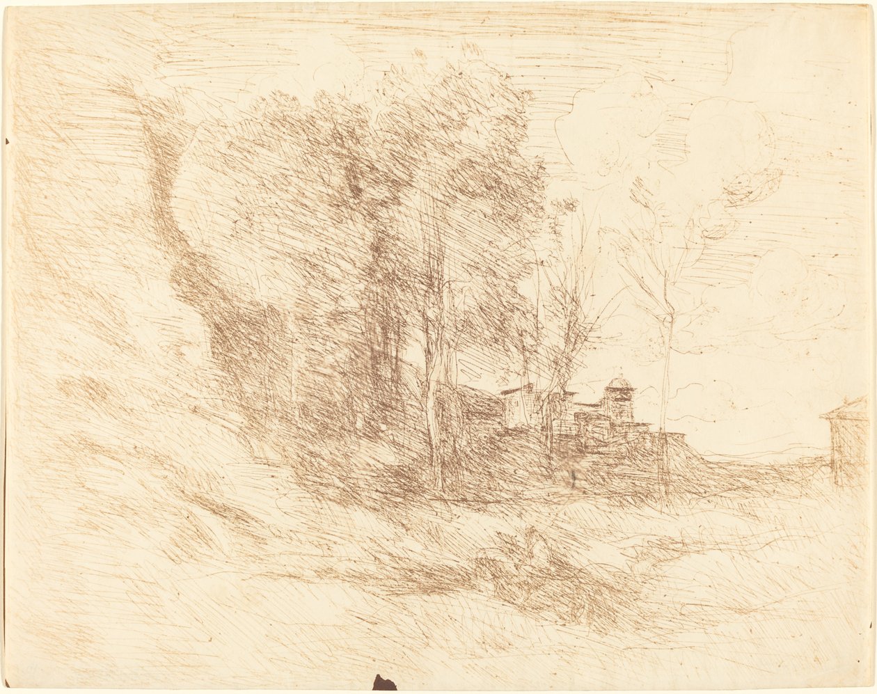 Souvenir of Ostia Souvenir of Ostia, 1855. af Jean Baptiste Camille Corot