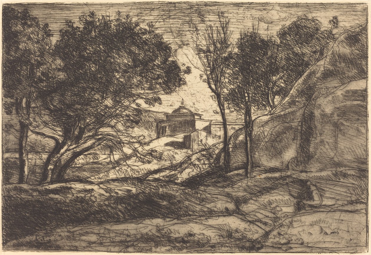 Souvenir fra Toscana Souvenir fra Toscana, ca. 1845. af Jean Baptiste Camille Corot