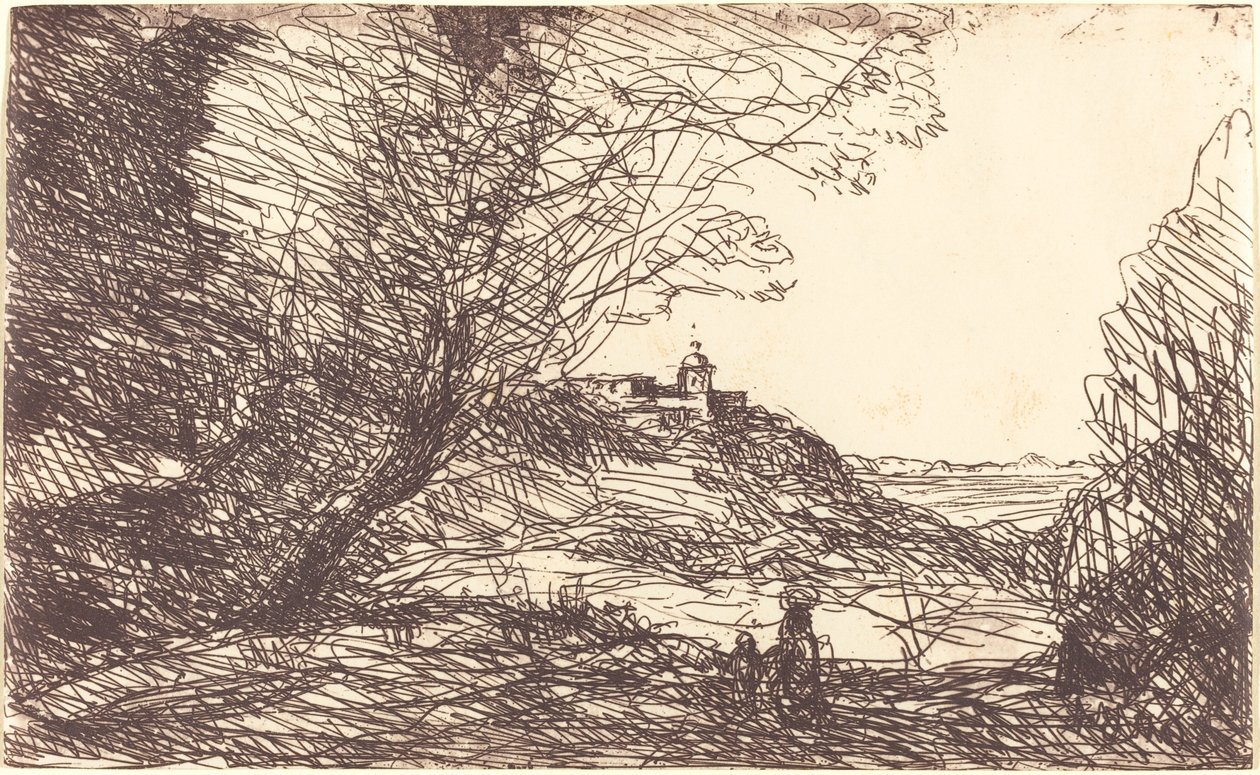 Souvenir fra Monacos omgivelser Souvenir fra Monacos omgivelser, 1860. af Jean Baptiste Camille Corot