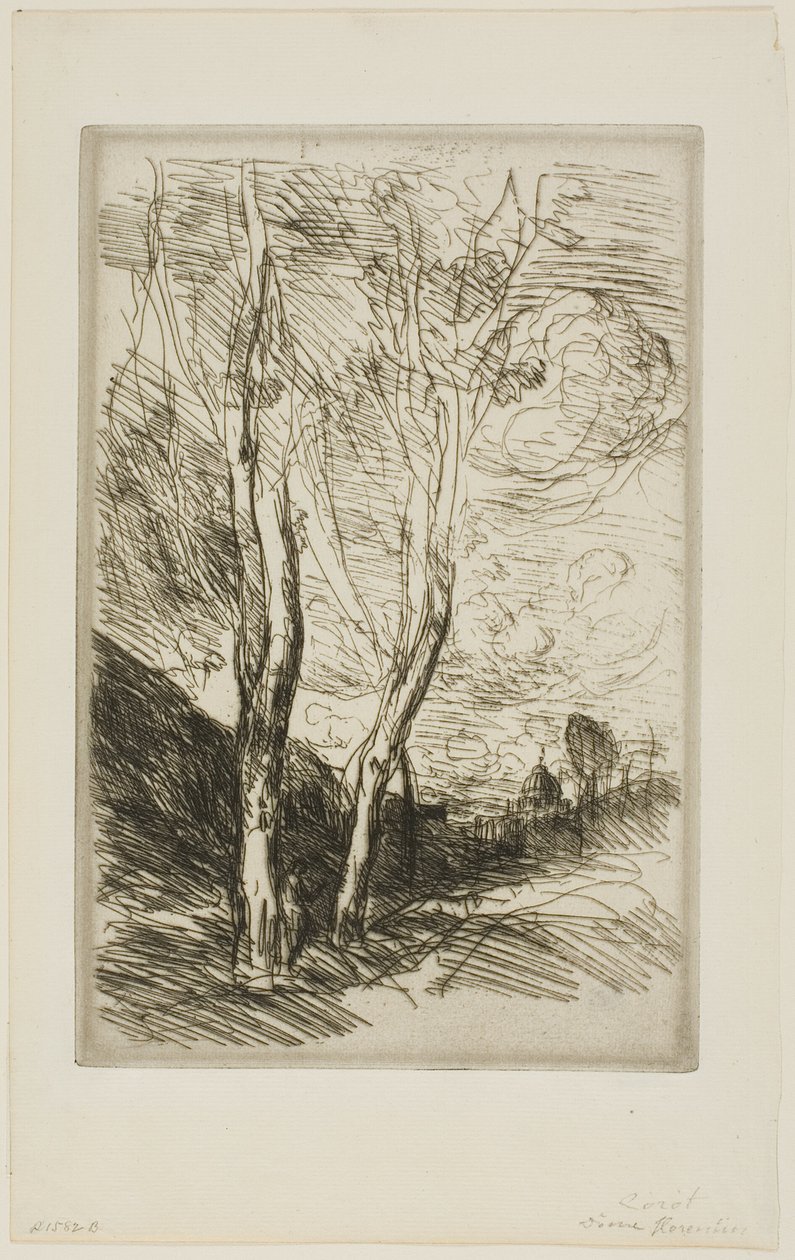 Den florentinske Duomo af Jean Baptiste Camille Corot