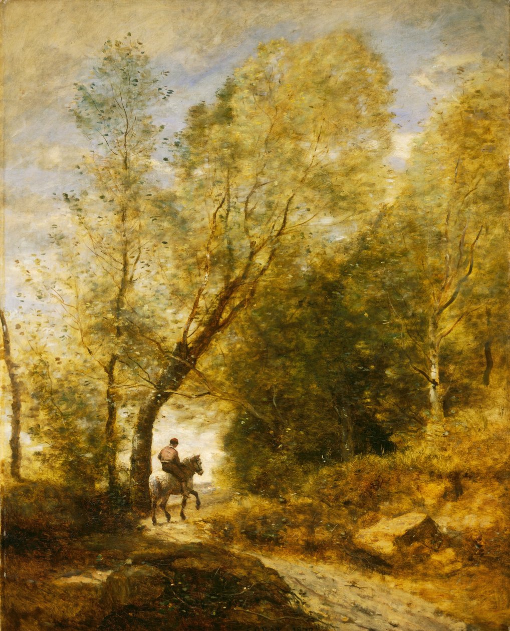 Coubron-skoven af Jean Baptiste Camille Corot