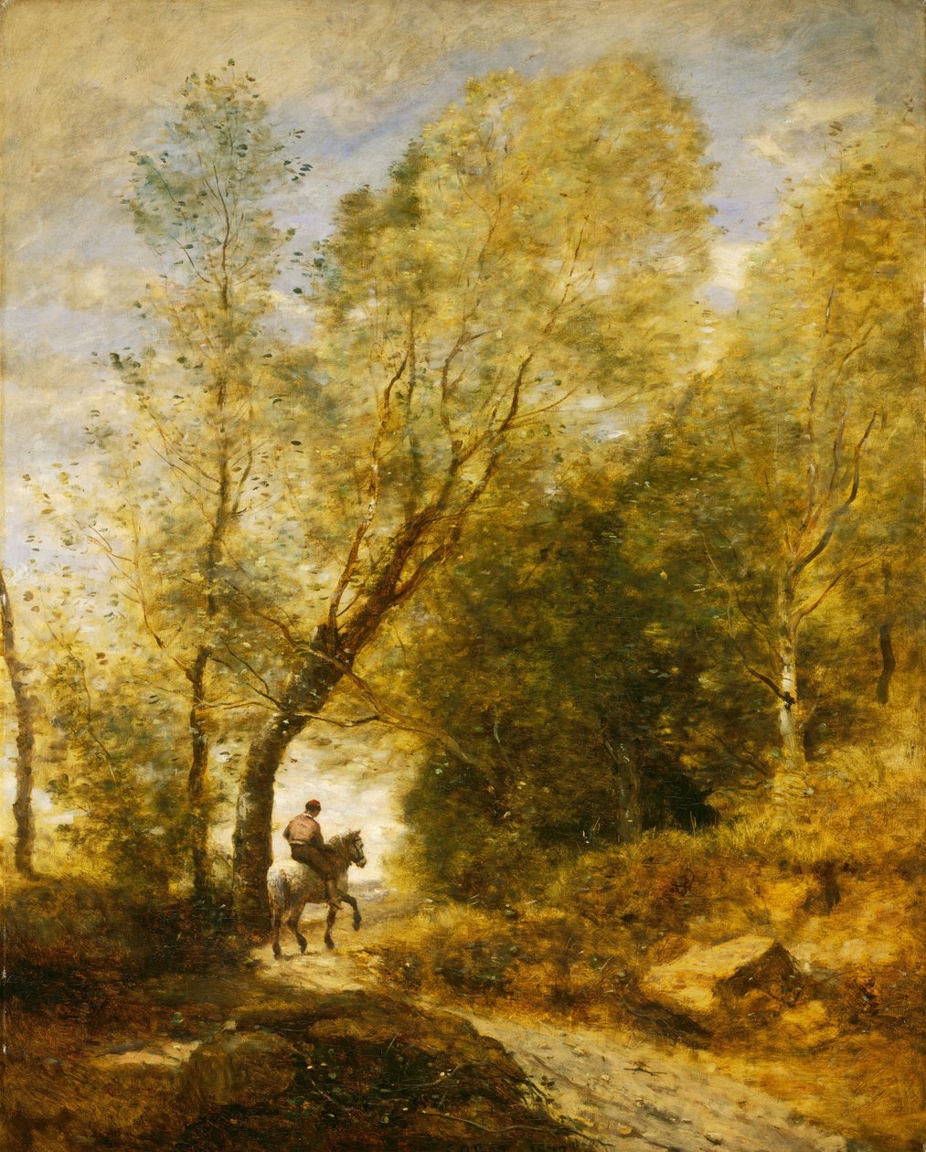 The Forest of Coubron, 1872. af Jean Baptiste Camille Corot