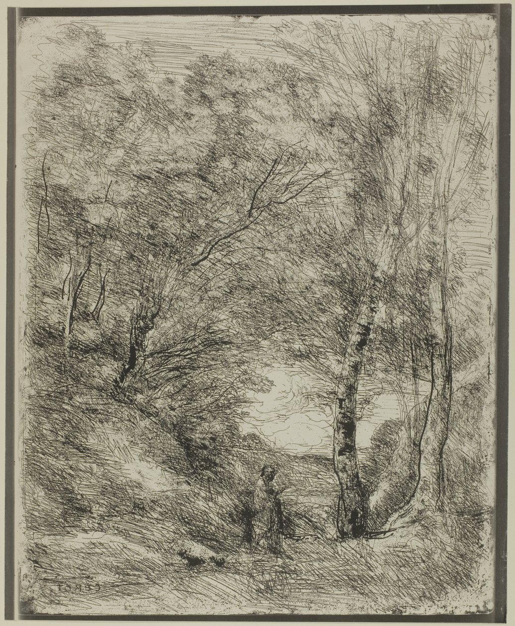 Horaces haver af Jean Baptiste Camille Corot