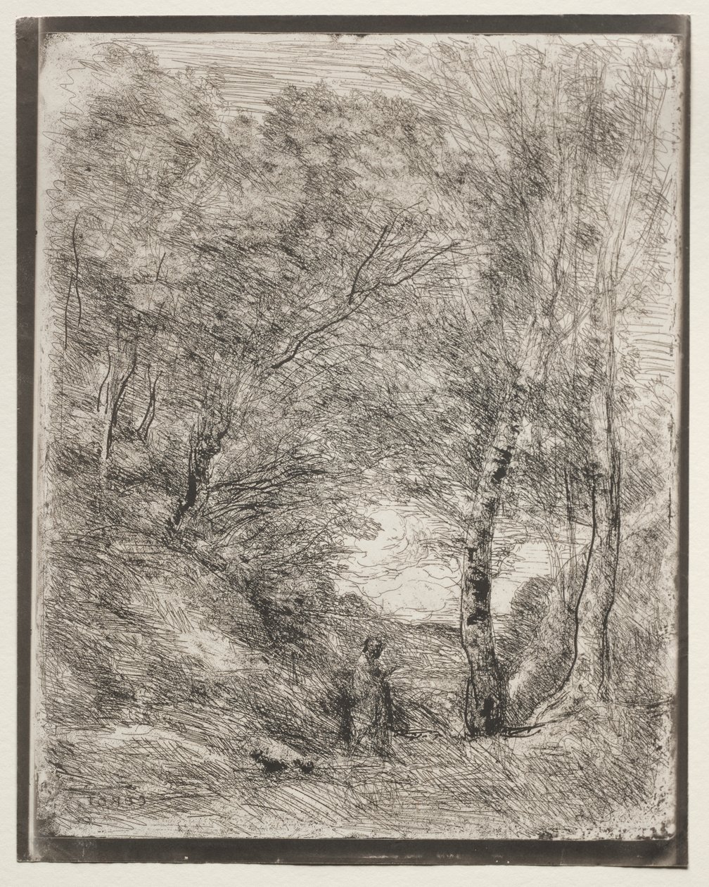 Horaces haver af Jean Baptiste Camille Corot