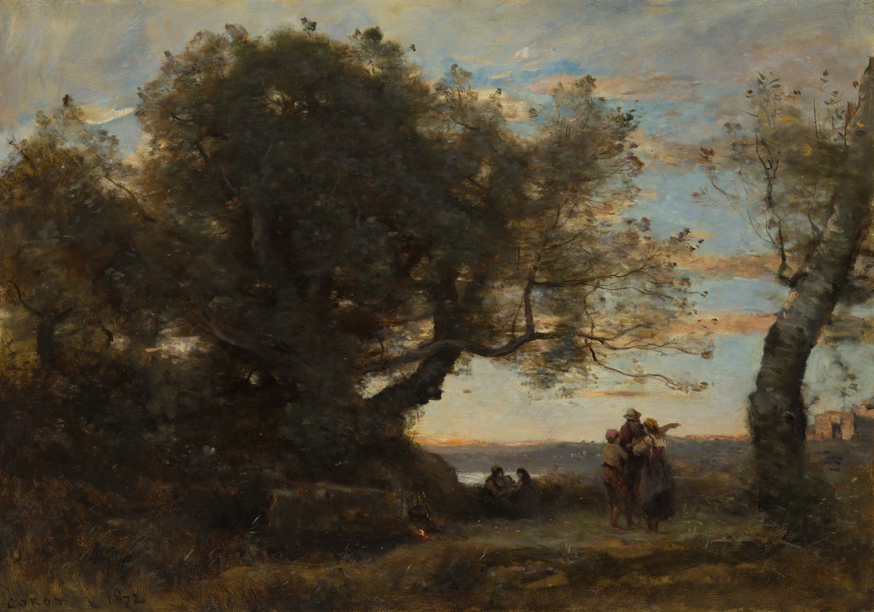 Sigøjnerne, 1872. af Jean Baptiste Camille Corot