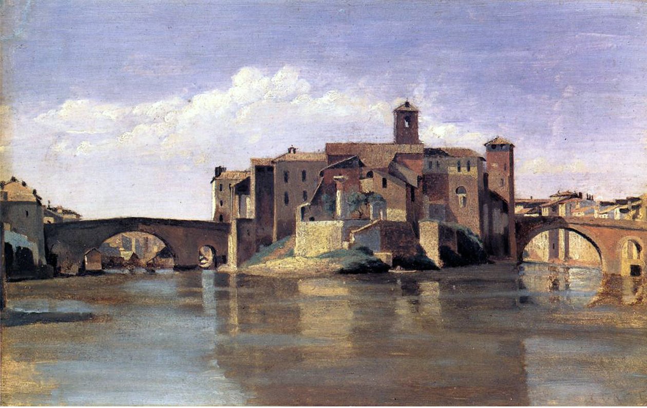 Øen San Bartolomeo af Jean Baptiste Camille Corot