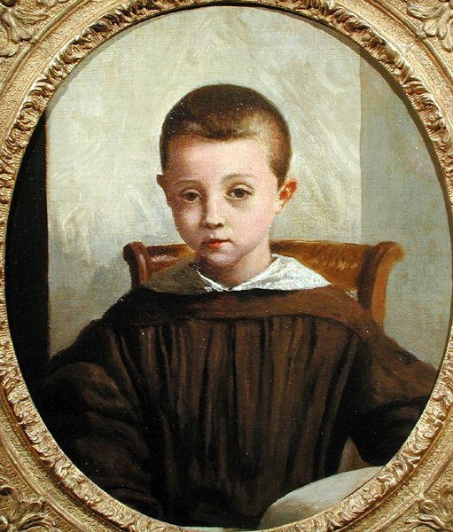 The Son of M. Edouard Delalain, ca. 1845-50 (olie på lærred) af Jean Baptiste Camille Corot