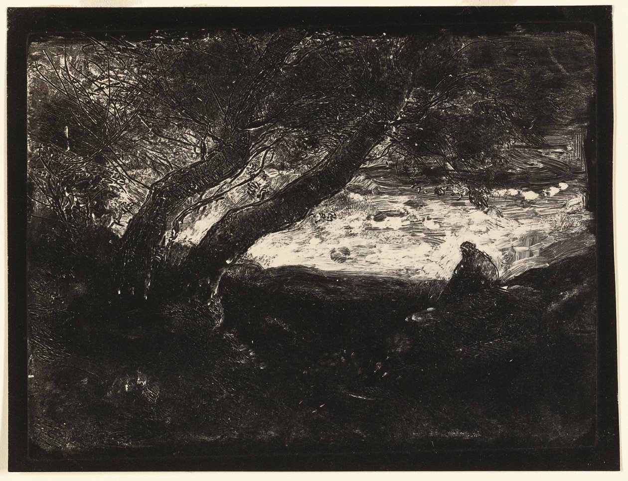 Tænkeren af Jean Baptiste Camille Corot