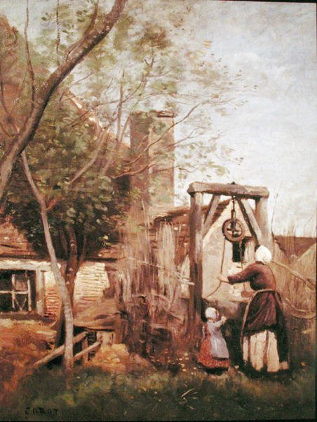 Brønden af Jean Baptiste Camille Corot