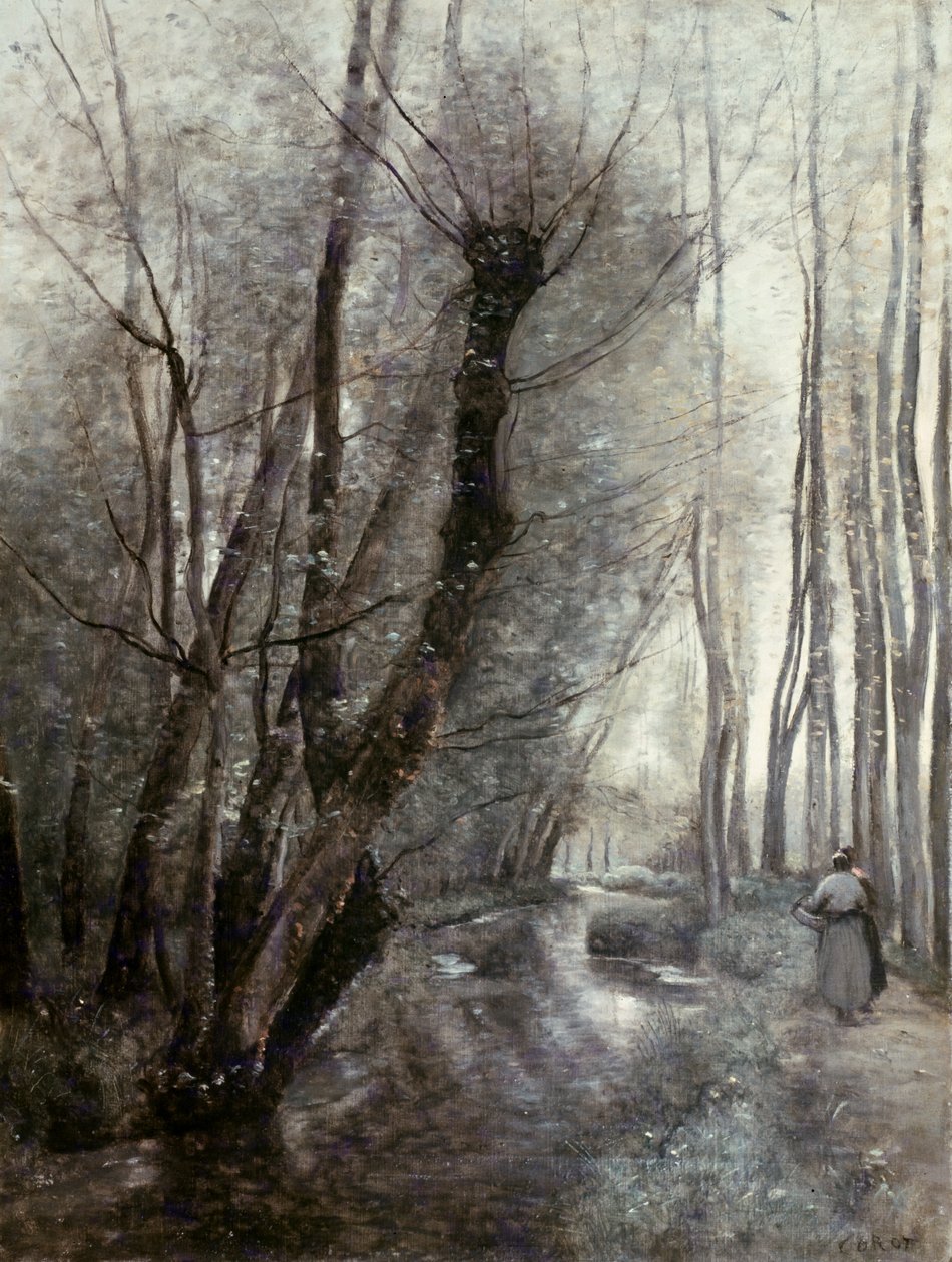 Strømmen af Jean Baptiste Camille Corot