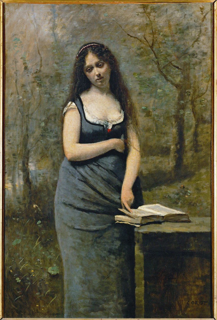 Velleda ... af Jean-Baptiste-Camille Corot
