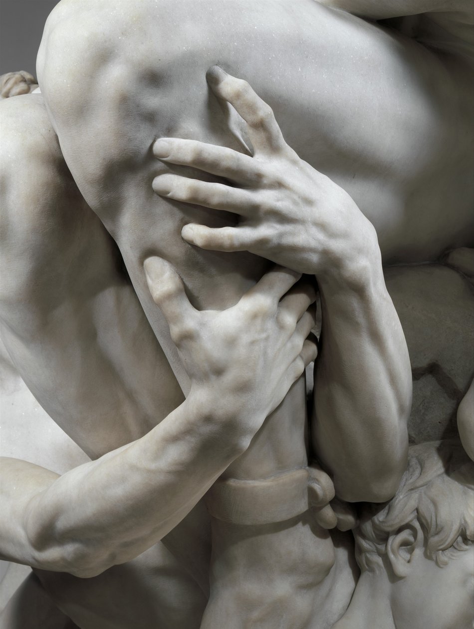 Detalje af Ugolino og hans sønner af Jean Baptiste Carpeaux