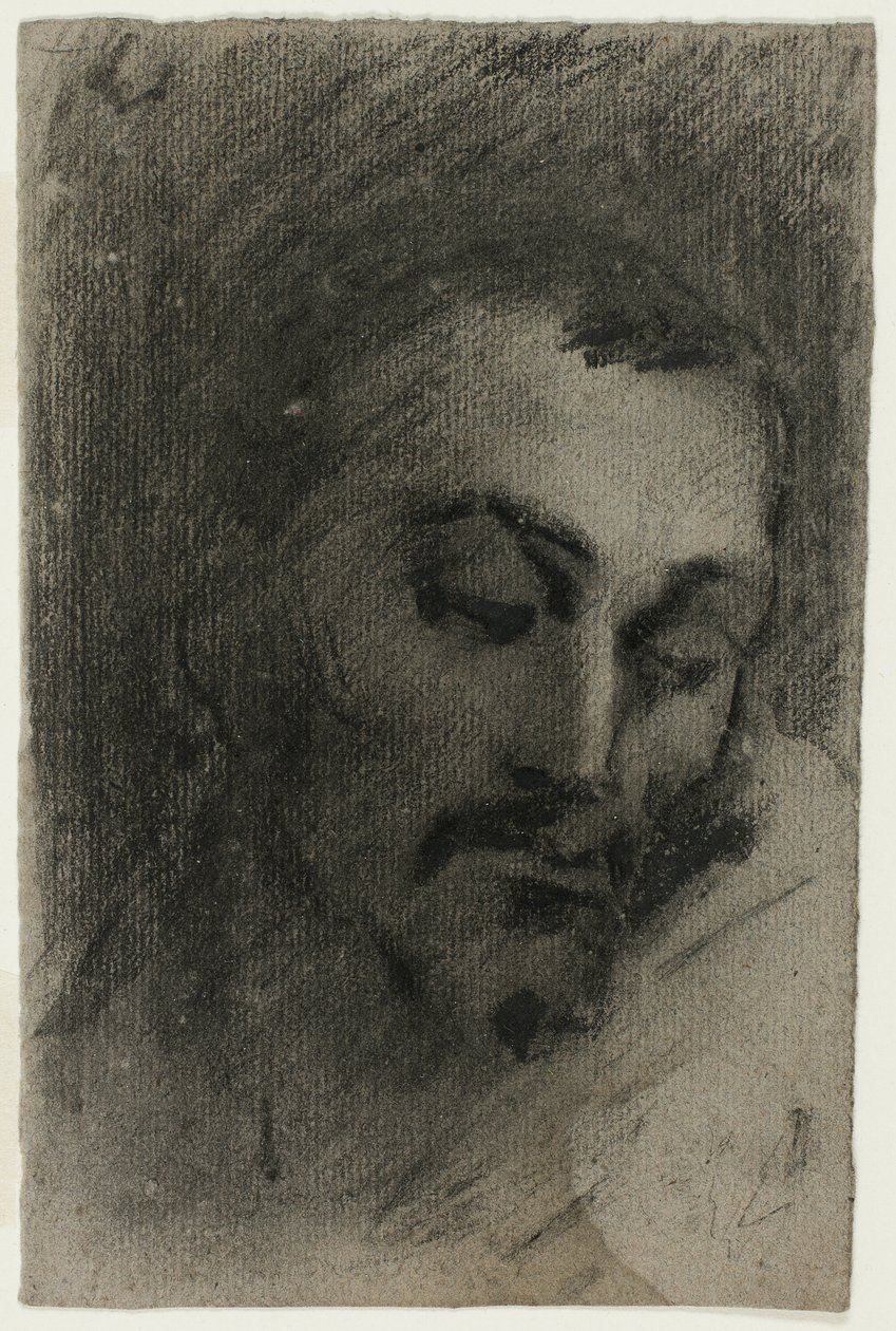 Hovedet af en mand af Jean Baptiste Carpeaux
