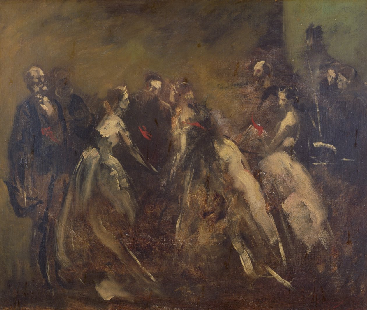 Reception på Tuileries-paladset under det andet imperium af Jean Baptiste Carpeaux