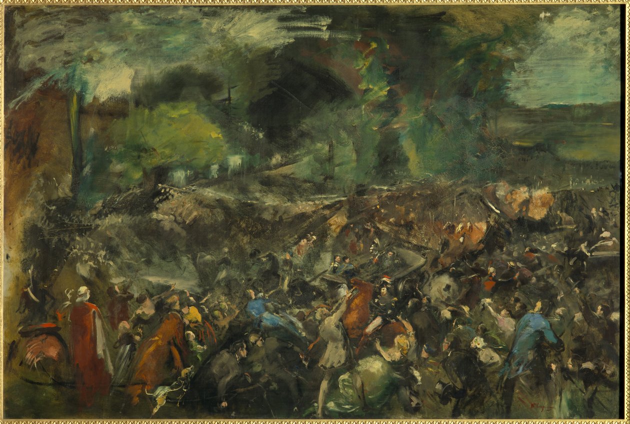 Antonin Berezowskis angreb på zar Alexander 2 den 6. juni 1867 af Jean Baptiste Carpeaux