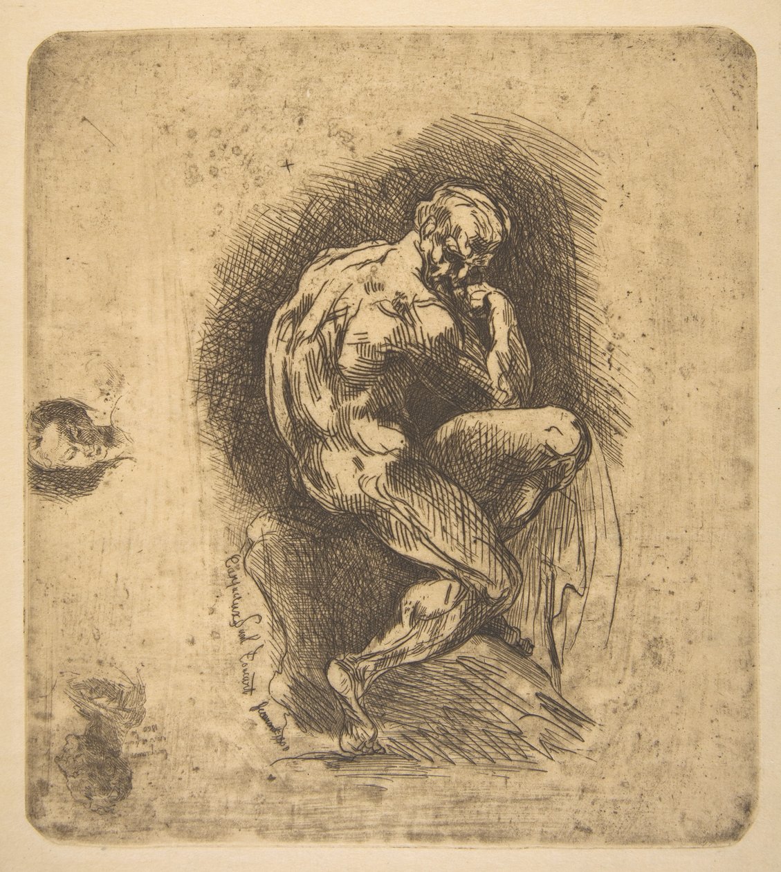 Ugolino, 1860. af Jean Baptiste Carpeaux