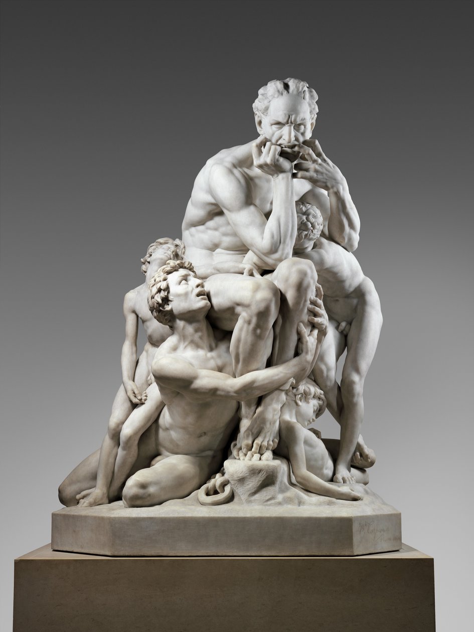 Ugolino og hans sønner af Jean Baptiste Carpeaux