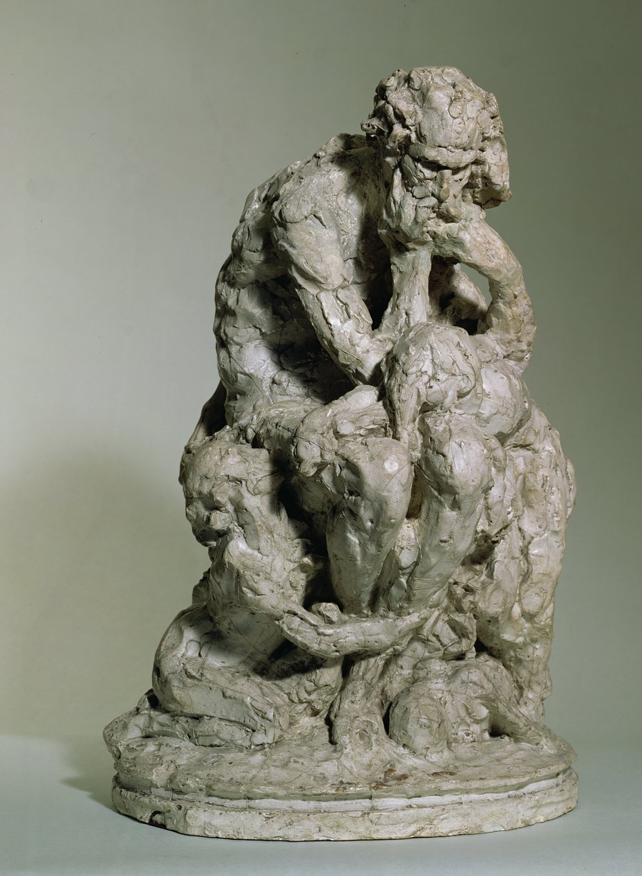 Ugolino og hans sønner (gips) (se også 197136 og 234151) af Jean Baptiste Carpeaux