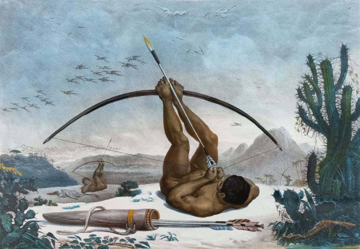 Caboclo af Jean-Baptiste Debret 1834 af Jean Baptiste Debret