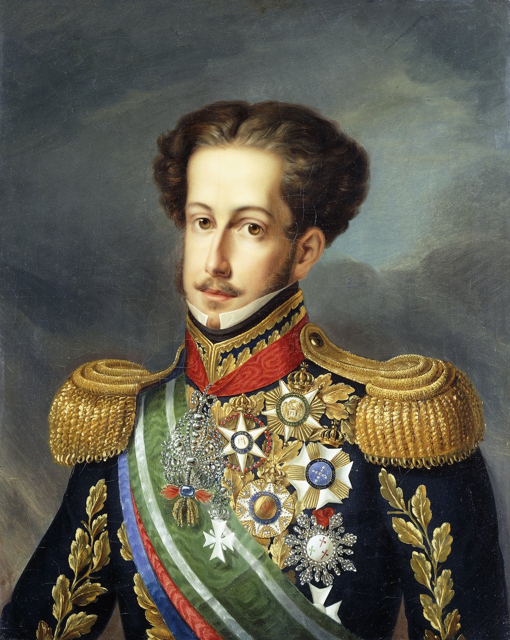 Dom Pedro I, kejser af Brasilien, ca. 1816 af Jean Baptiste Debret