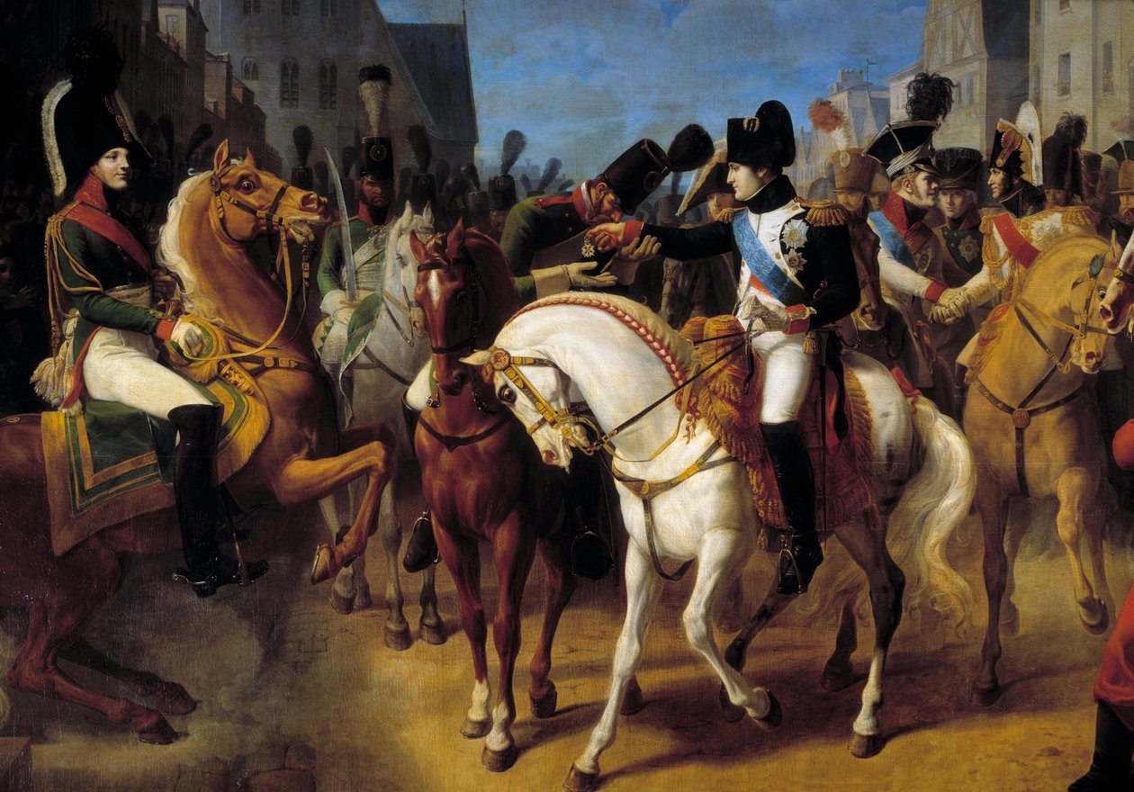Napoleon I dekorerede i Tilsit (Tilsitt) Grenadier Lazareff fra Legion d