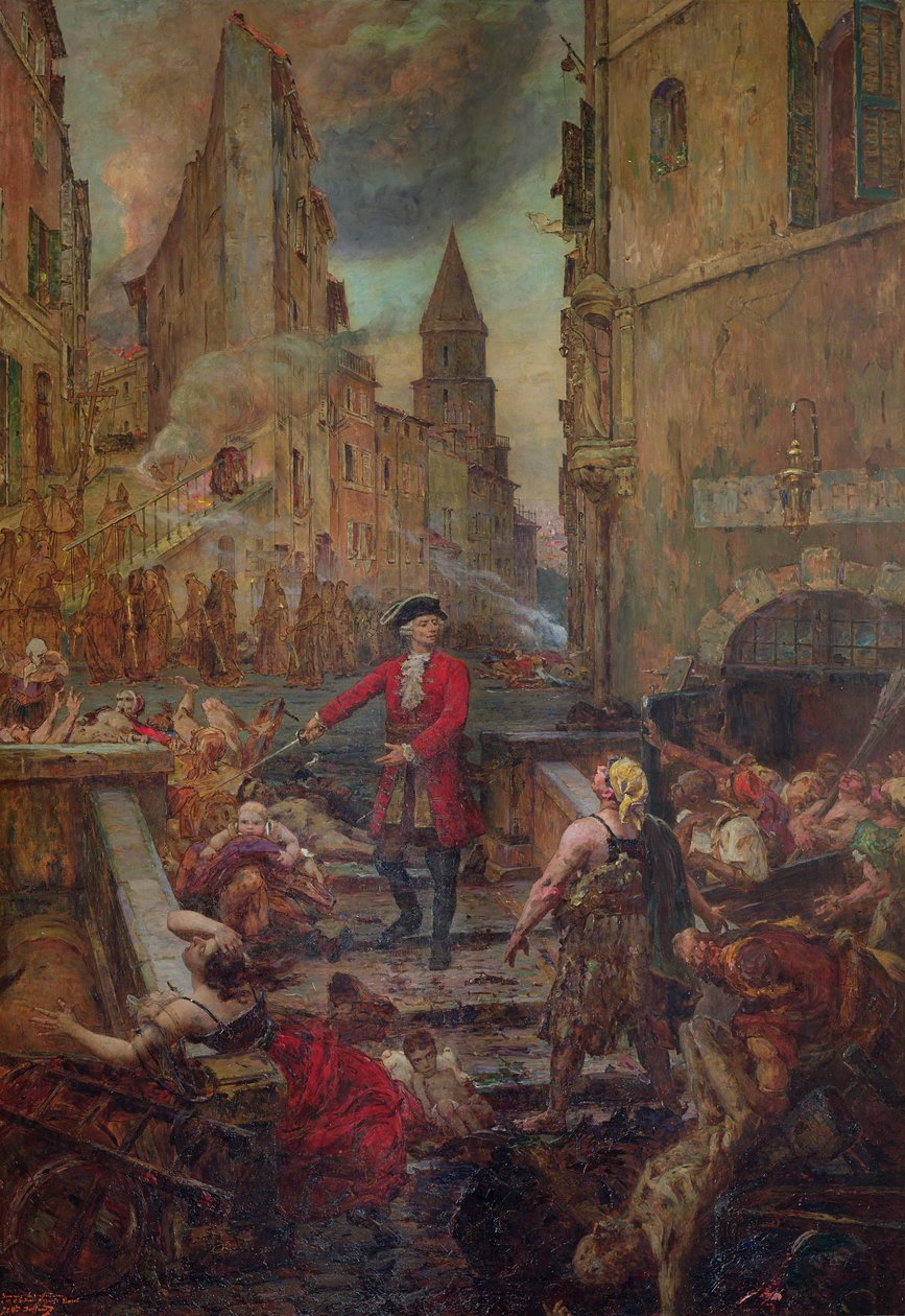 Chevalier Roze på Montee dAccoules, Marseille af Jean Baptiste Duffaud