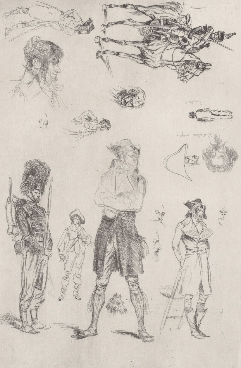 Skitseark Skitseark, 1868. af Jean Baptiste Edouard Detaille