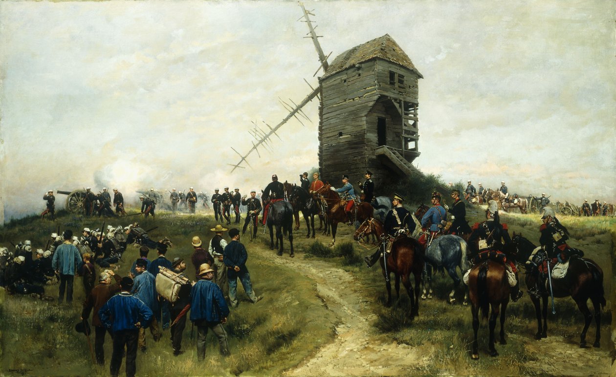 Erindringer om de store manøvrer, 1879 af Jean Baptiste Edouard Detaille