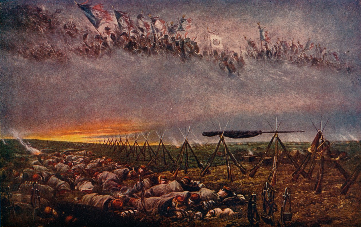 Drømmen, 1888, 1909 af Jean Baptiste Edouard Detaille