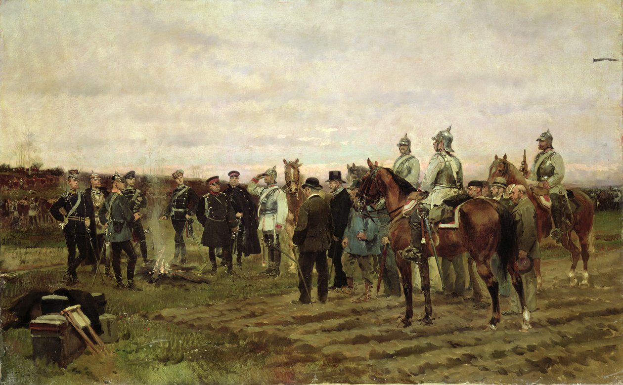 Gidslerne: Souvenir fra 1870-71-kampagnen, 1878 af Jean Baptiste Edouard Detaille