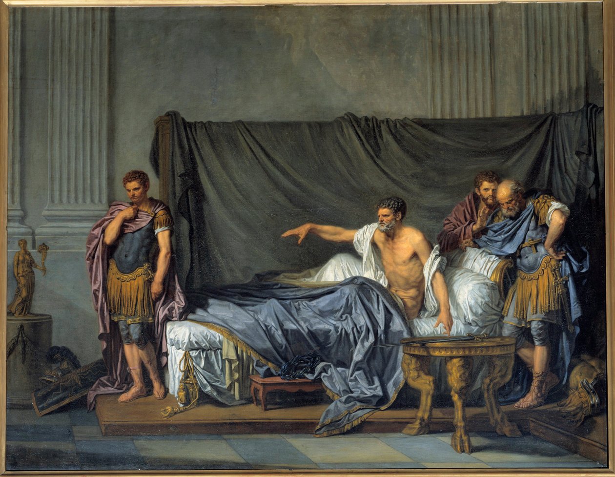Kejser Septime Severe (Lucius Septimius Severus Pertinax af Jean Baptiste Greuze