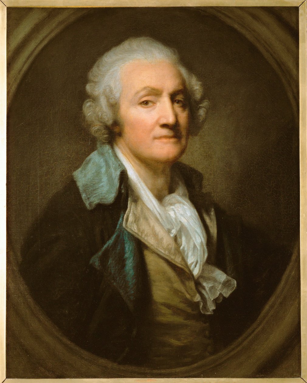 Jean Baptiste Greuze, selvportræt ... af Jean Baptiste Greuze