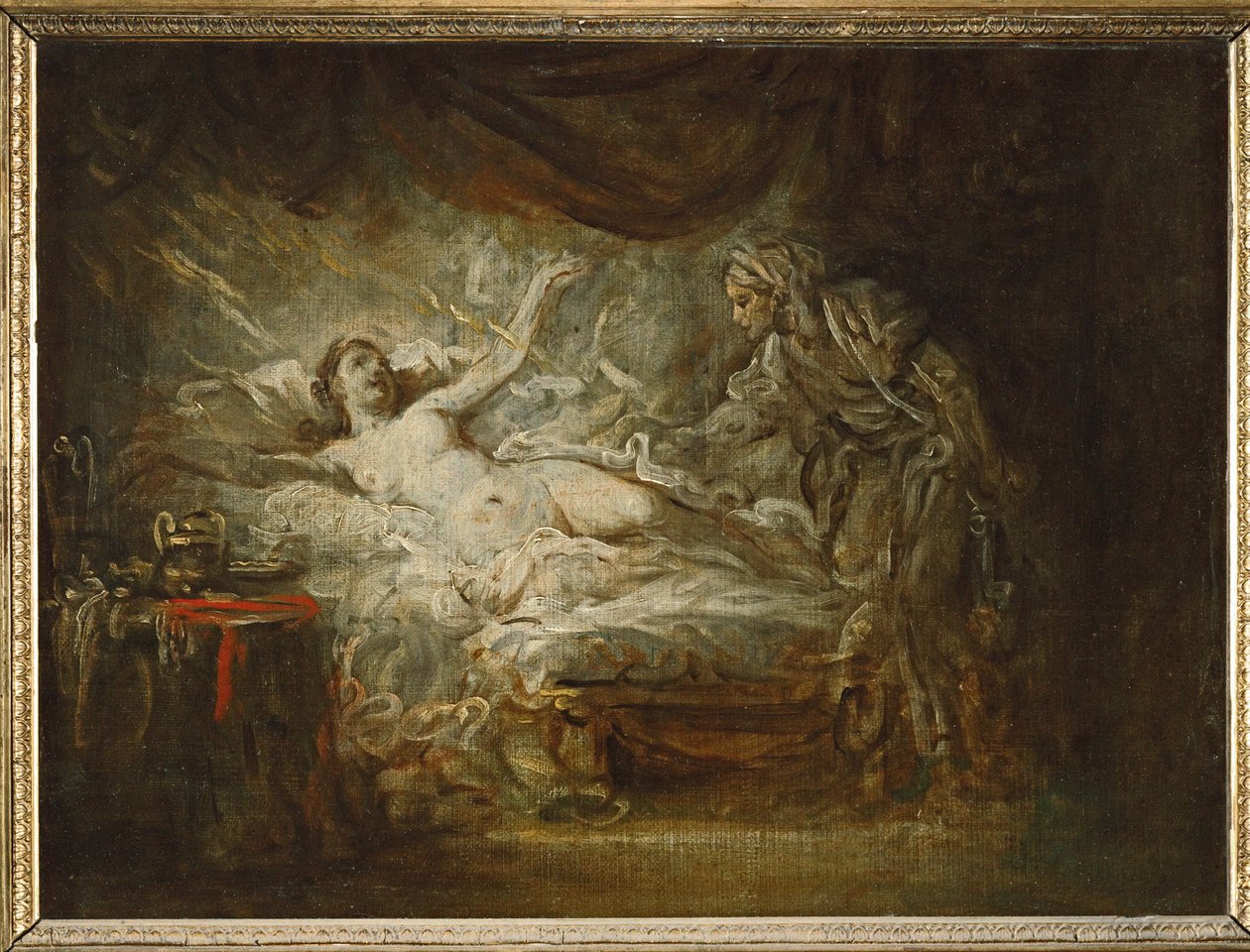 Jupiter og Aegina ... af Jean Baptiste Greuze