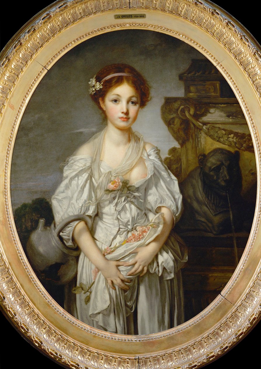 La cruche cassee - den ødelagte kande ... af Jean Baptiste Greuze