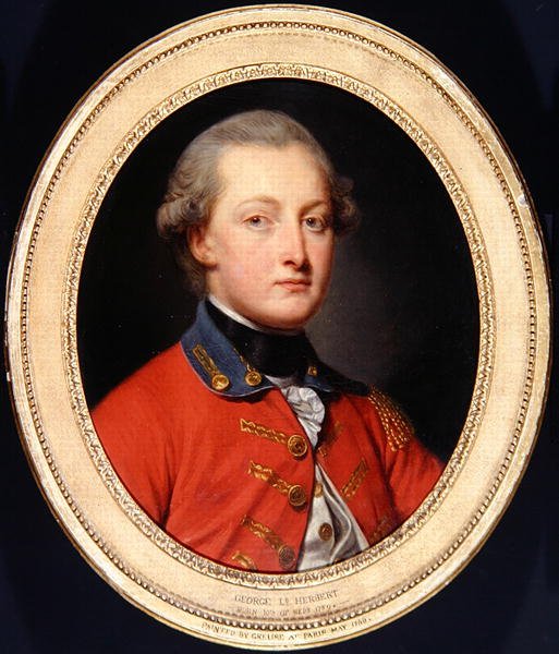 Portræt af George Augustus Herbert, ca. 1780 (olie på lærred) af Jean Baptiste Greuze
