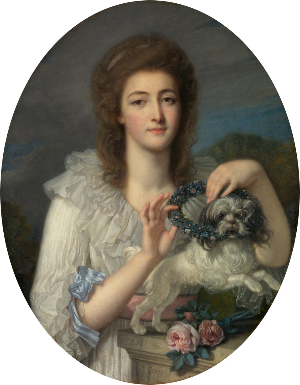 Prinsesse Varvara Nikolaevna Gagarina (1762-1802) af Jean Baptiste Greuze