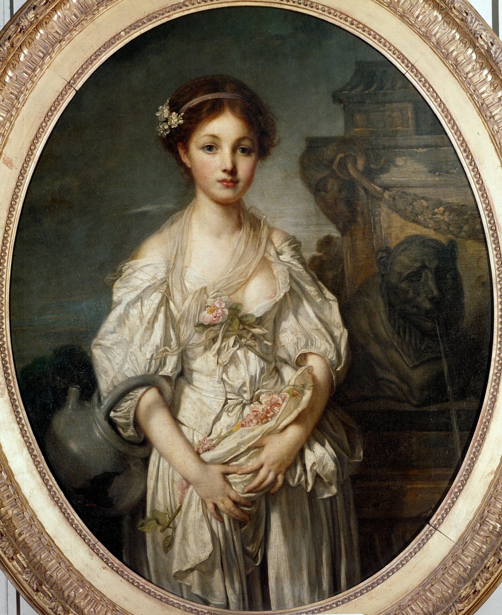 The Broken Jug (olie på lærred, ca. 1771-1773) af Jean Baptiste Greuze