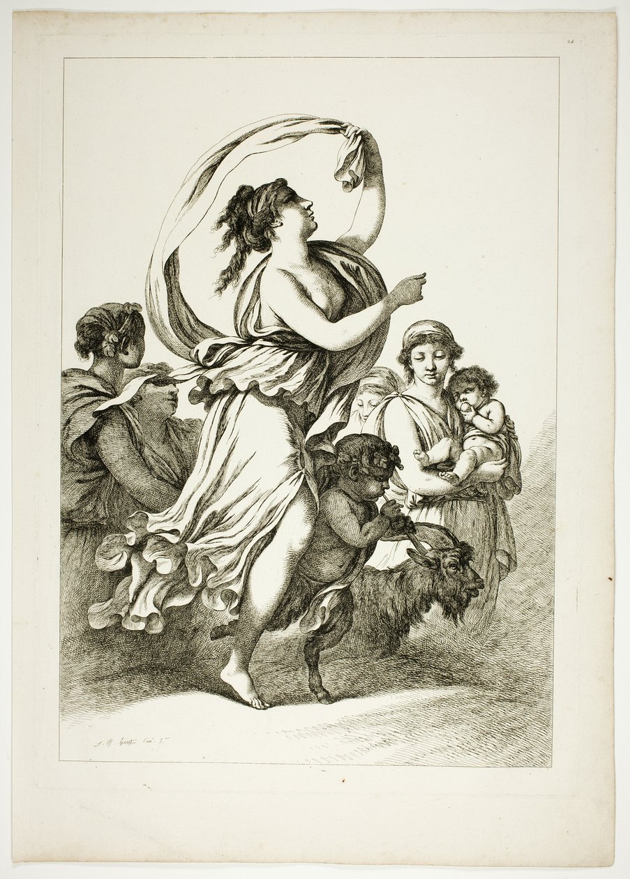 Plade 24 af 38 fra Oeuvres de J. B. Huet af Jean Baptiste Huet