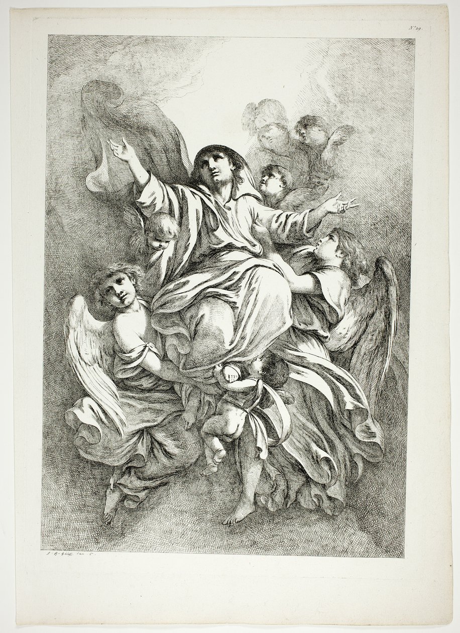 Plade 29 af 38 fra Oeuvres de J. B. Huet af Jean Baptiste Huet