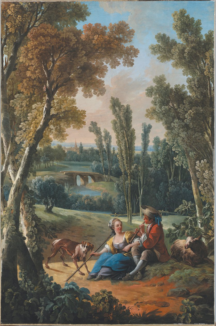 Fløjteundervisningen af Jean Baptiste Huet