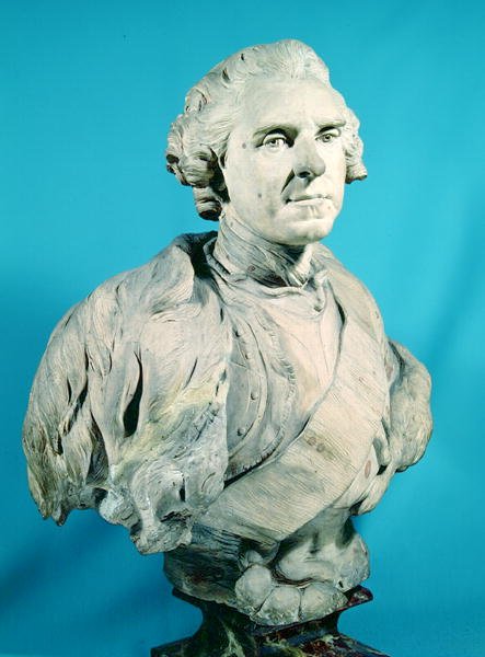 Buste af Maurice (1696-1750) Greve af Sachsen af Jean Baptiste II Lemoyne