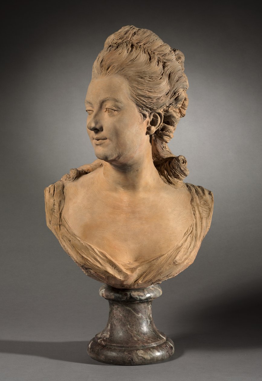 Portræt af Miss de Vandeul, muligvis 1760 af Jean Baptiste II Lemoyne